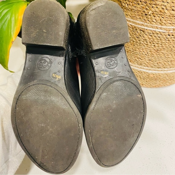 Lucky Brand Brenono Black Leather Ankle Bootie Women’s 6 — Moto Biker Style Zip - Picture 7 of 8